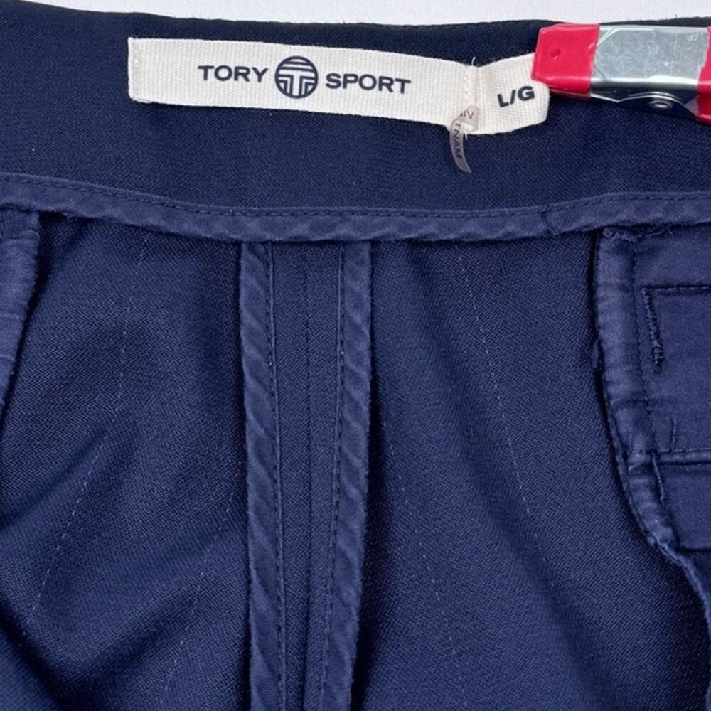 Tory Sport Ruffle Skort Navy Golf Athletic Sleek Technical Shorts Sz L Sporty - Picture 2 of 15
